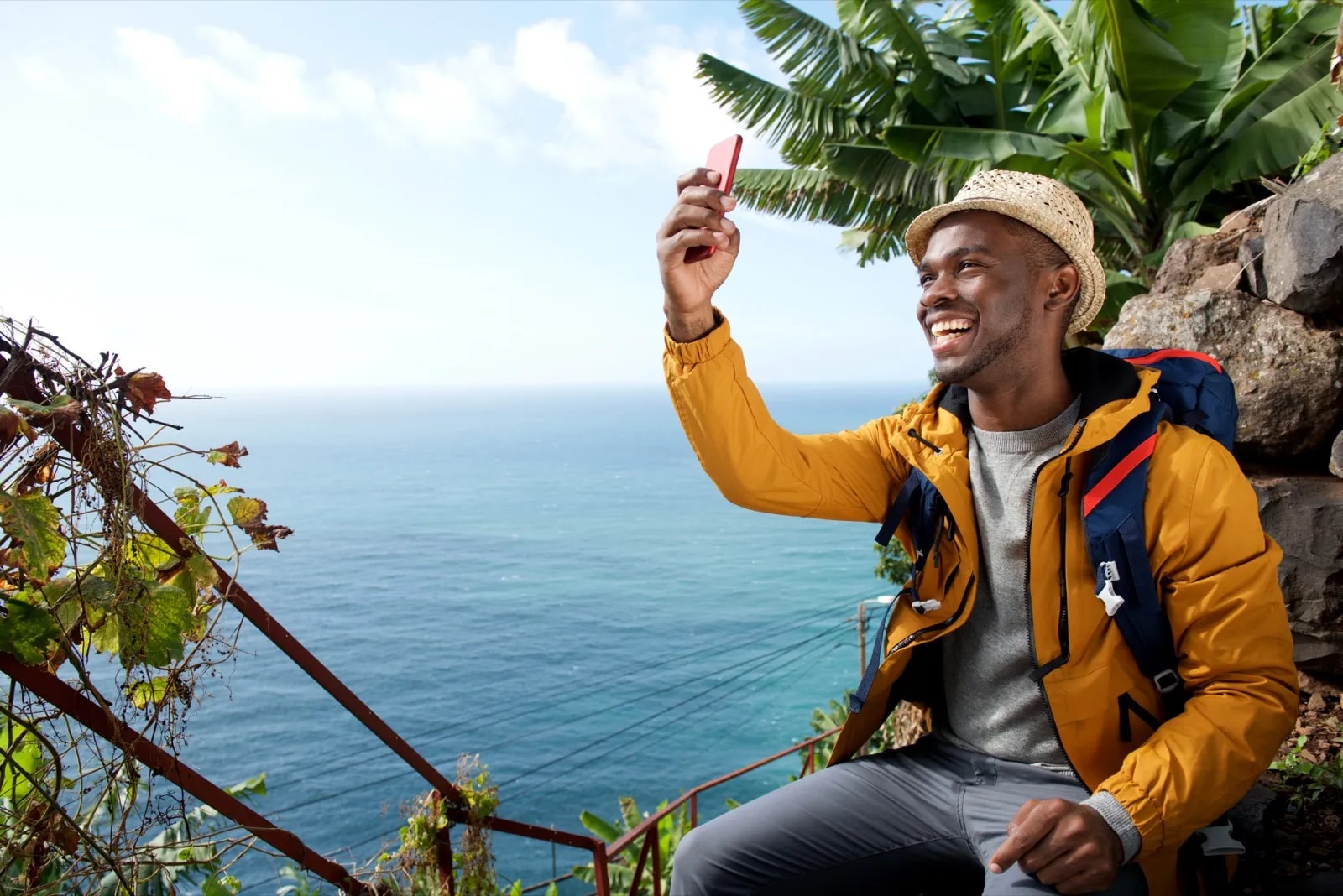 Field work using a secondary phone number